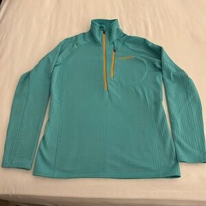 Patagonia Polartec Fleece, Turquoise, XS.